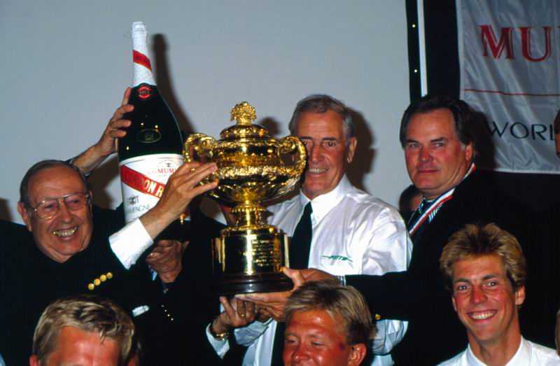 Admiral's Cup Sieg 1993 - Hans-Otto Schümann mit Willi Illbruck und Schütz